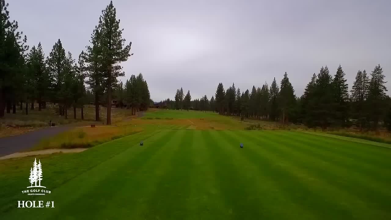 Hole 1 at Grays Crossing — opening fairway Hole 1 at Grays Crossing — opening fairway