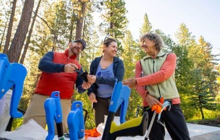Course cleanup volunteers at Incline Village Course cleanup volunteers at Incline Village