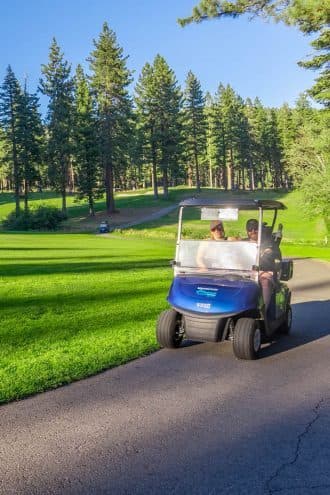Mountain Course golf cart view Mountain Course golf cart view