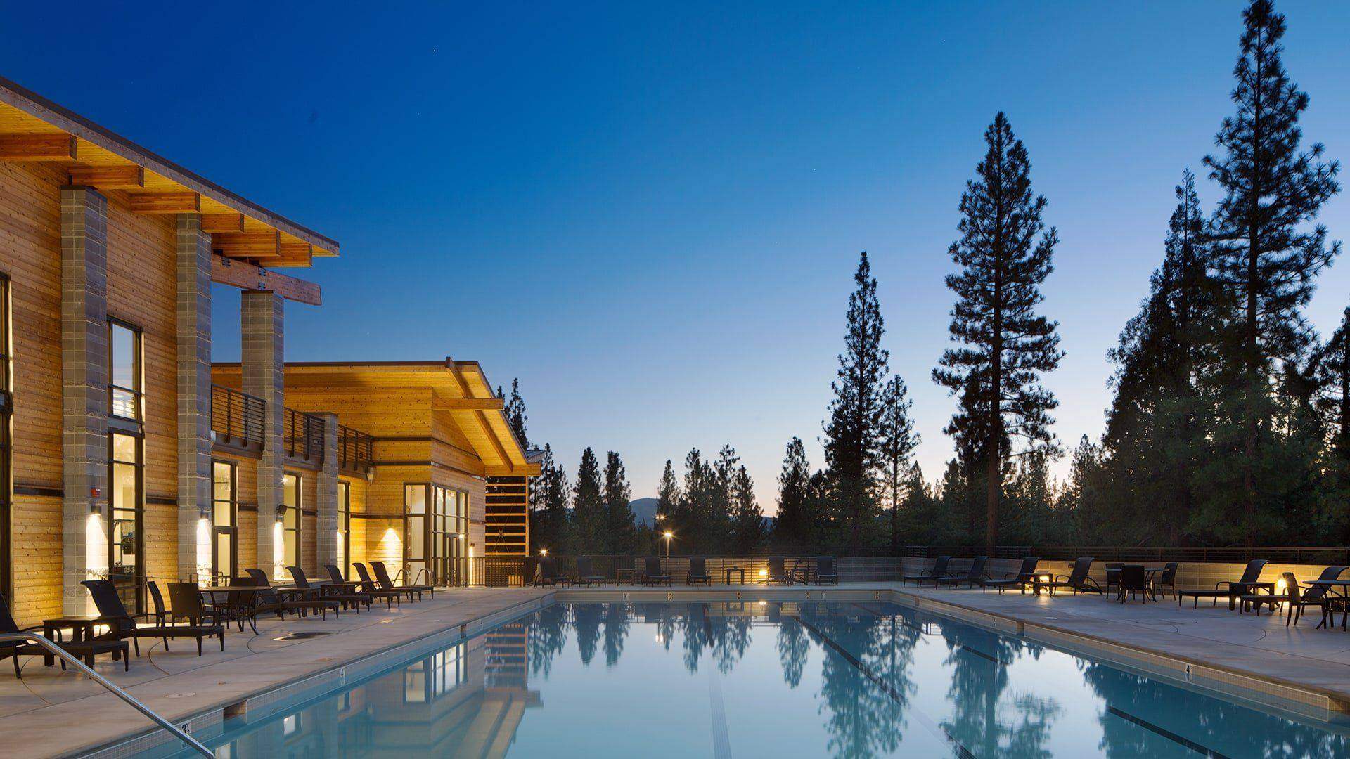 Nakoma Dragon Golf Course at dusk with golden-hour lighting Nakoma Dragon Golf Course at dusk with golden-hour lighting