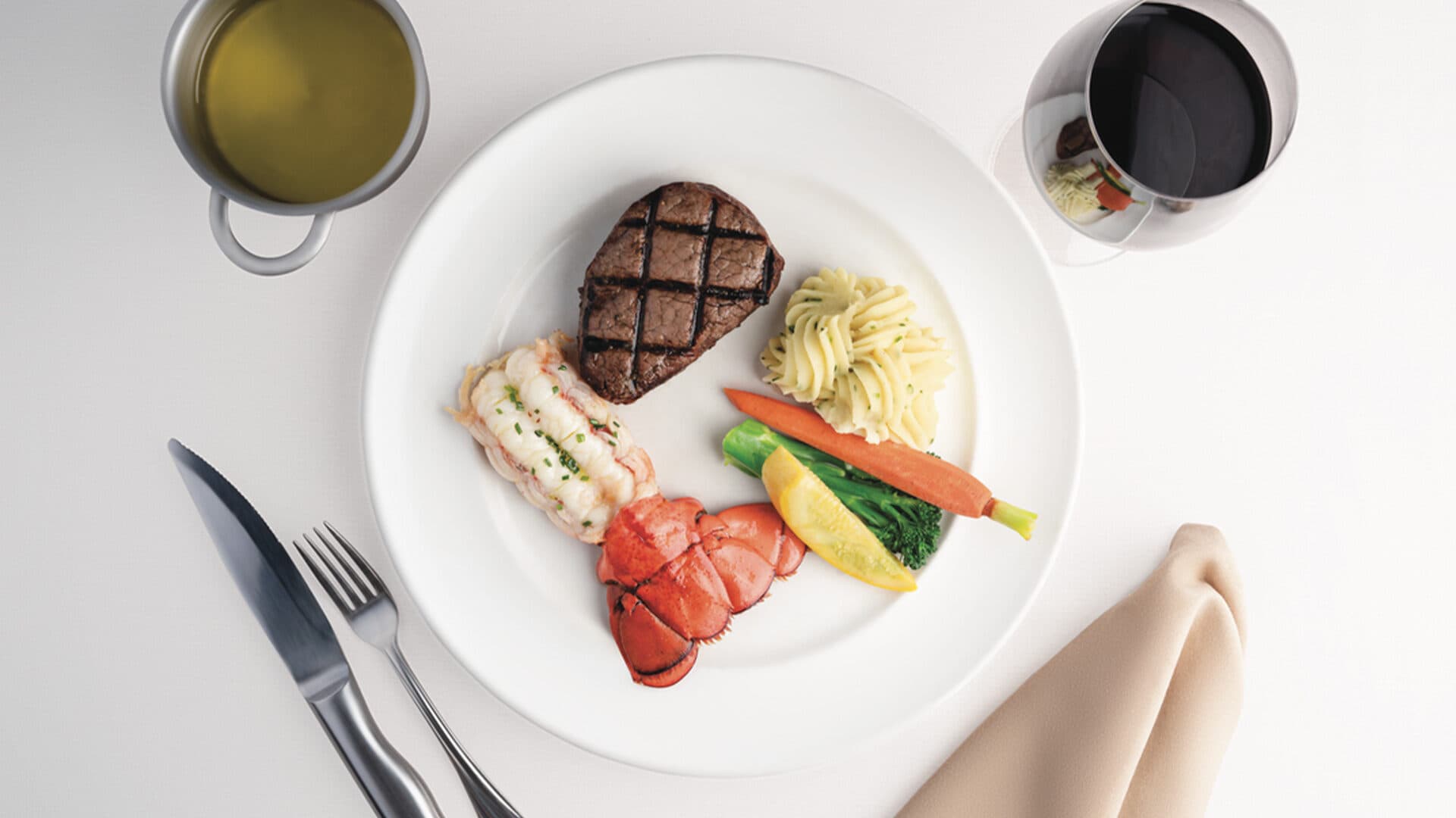 Surf and turf at Harrah's Lake Tahoe Sapori restaurant