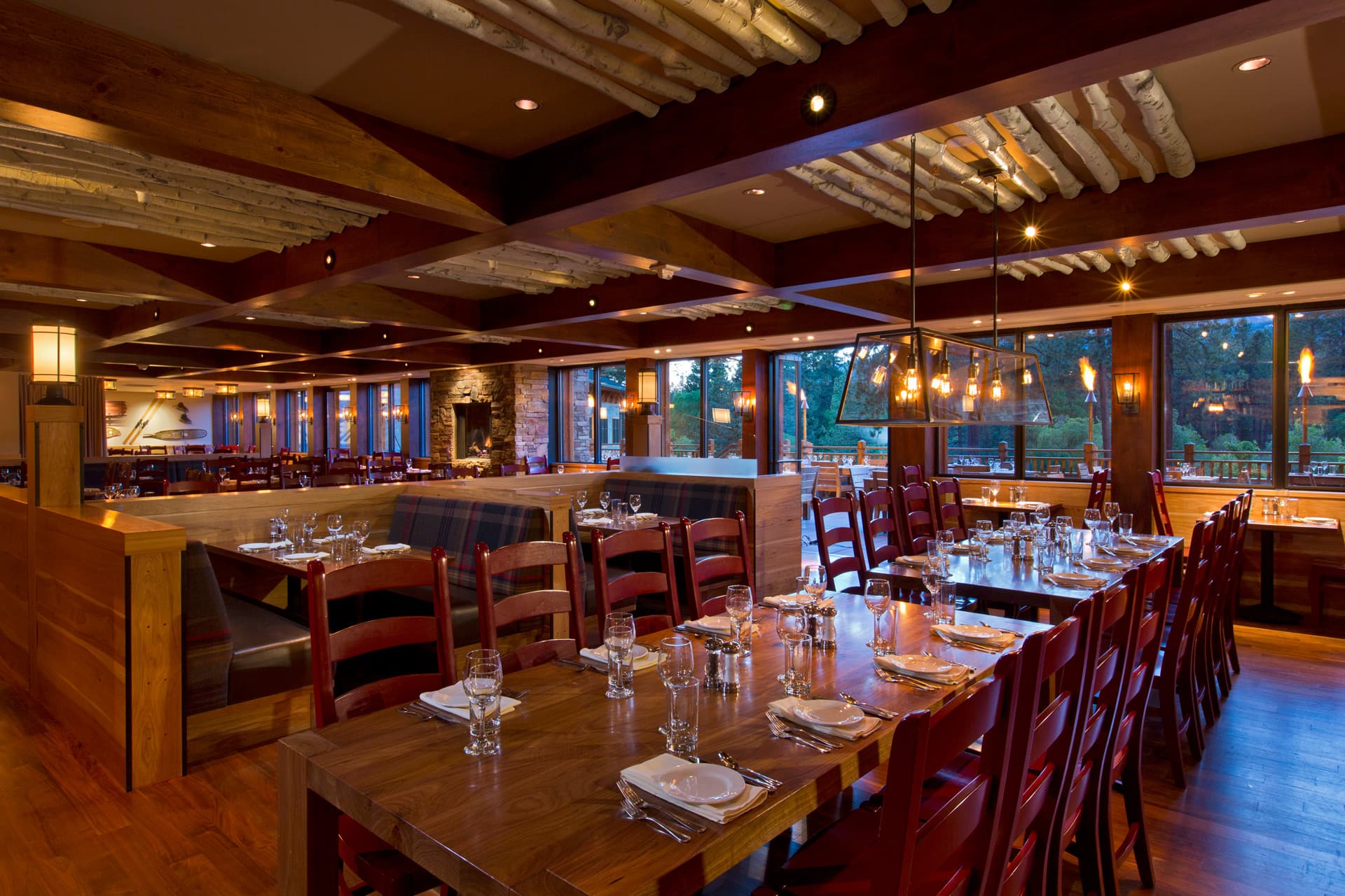 Osteria Sierra at Hyatt Regency Lake Tahoe — restaurant interior with signature dining and ambience Osteria Sierra at Hyatt Regency Lake Tahoe — restaurant interior with signature dining and ambience