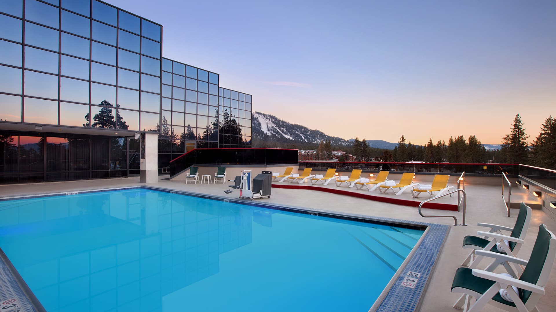 Harvey's Heated Pool at Harvey's Lake Tahoe — pool area Harvey's Heated Pool at Harvey's Lake Tahoe — pool area