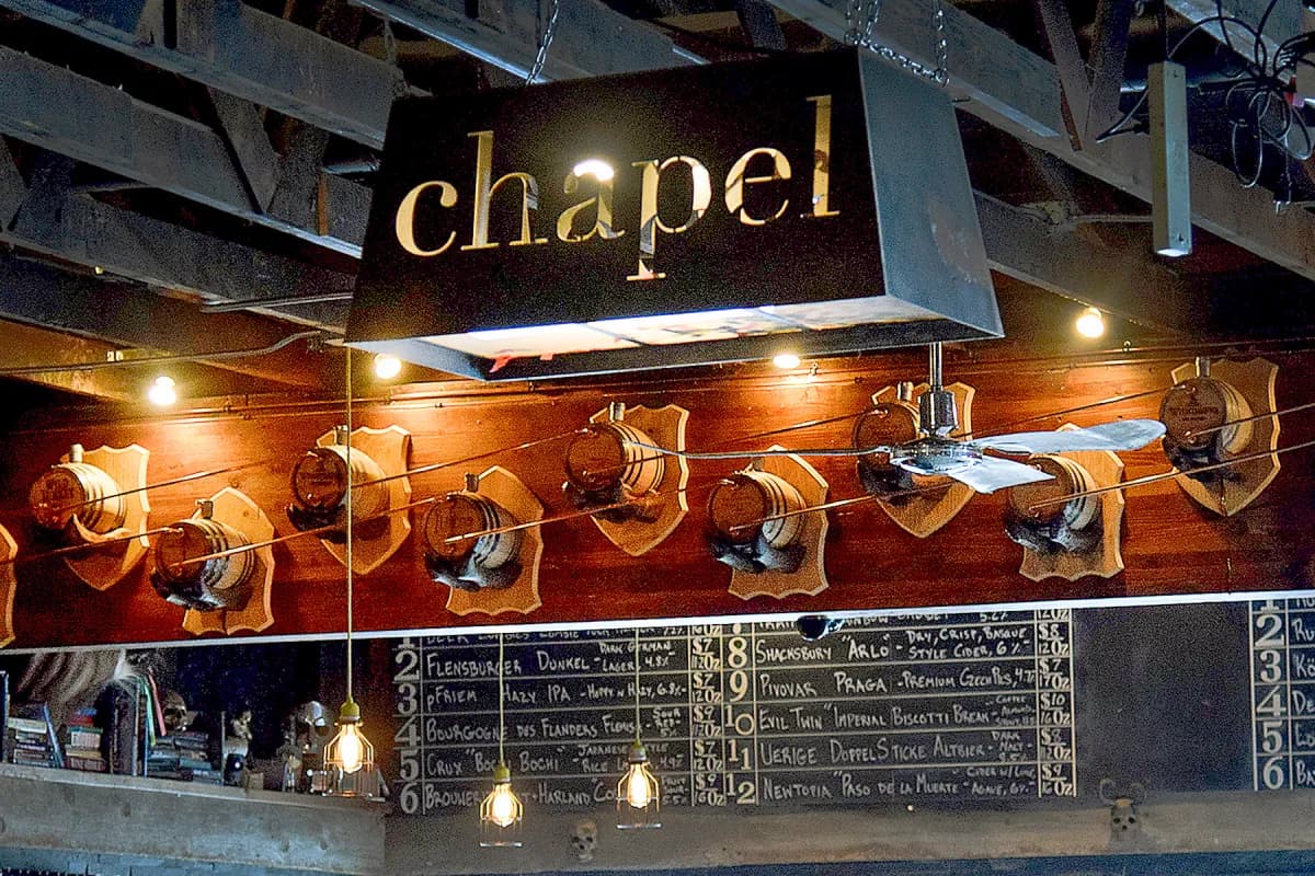 Chapel Tavern Reno — signature cocktail program by bar manager D. Robert