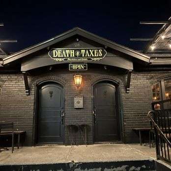 Death & Taxes — signature drinks