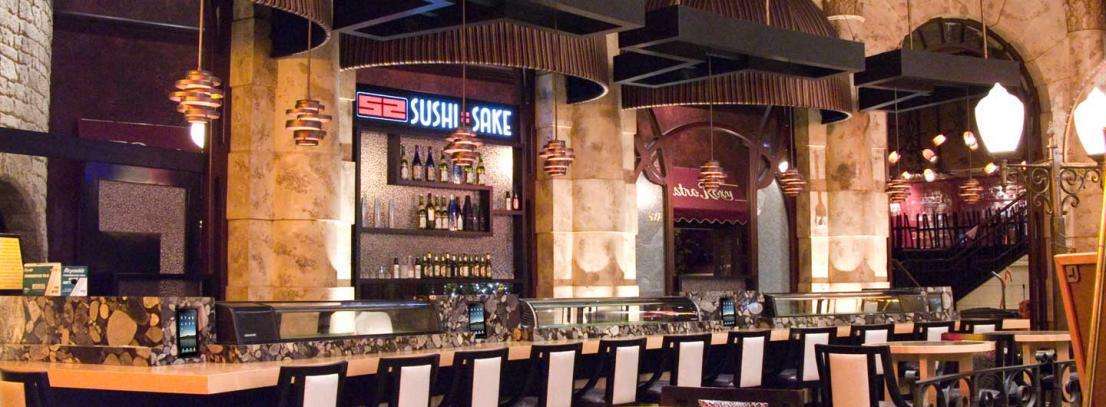 Sushi Sake at Eldorado Resort Casino – AT THE ROW — restaurant interior with signature dining and ambience