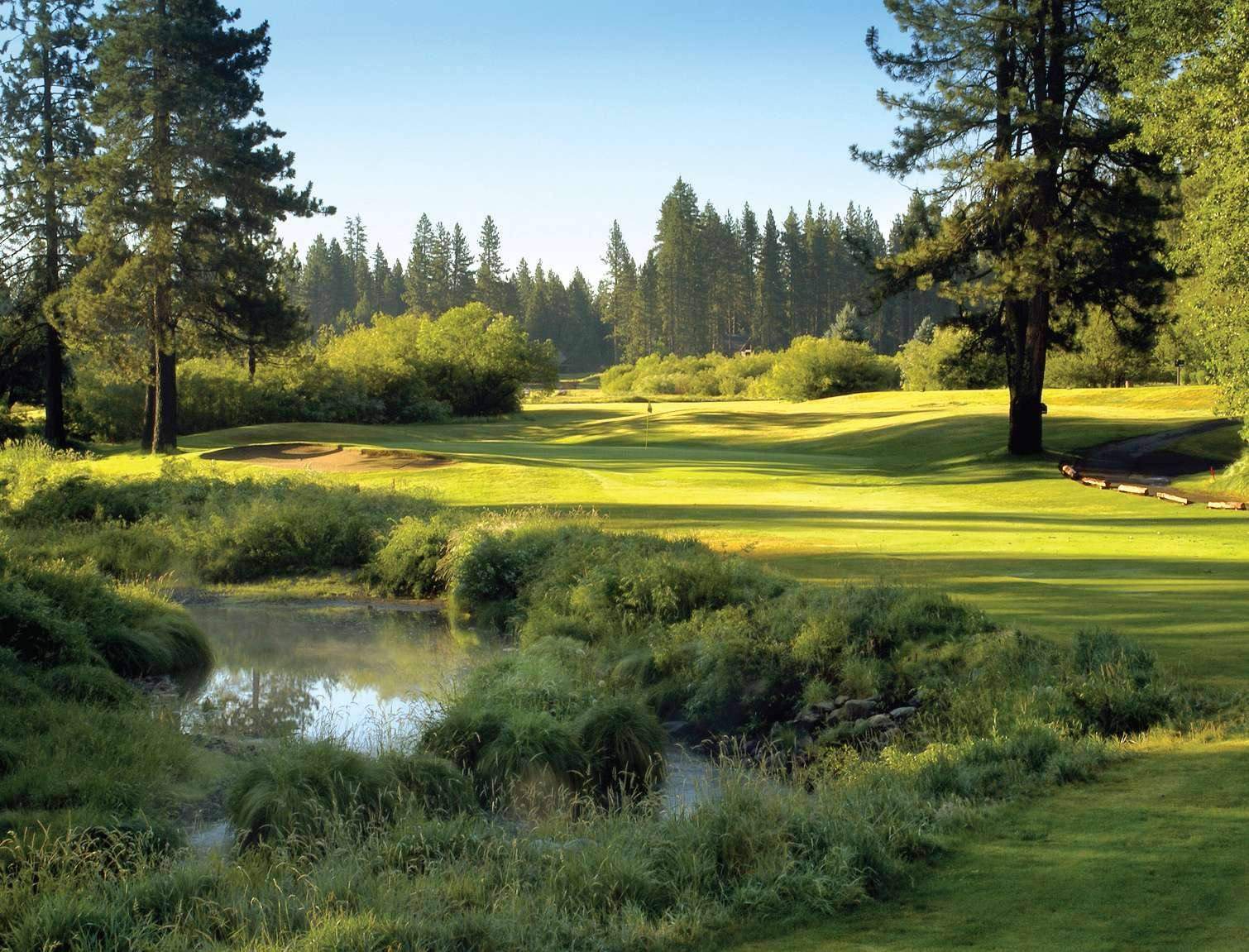 Plumas Pines Golf Course fairway view, Graeagle CA